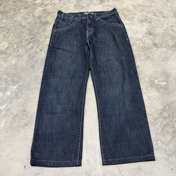 Shady LTD Jeans Men’s 32x30 Baggy Y2K Streetwear Hip Hop 90s Embroidered T643 - Picture 1 of 9